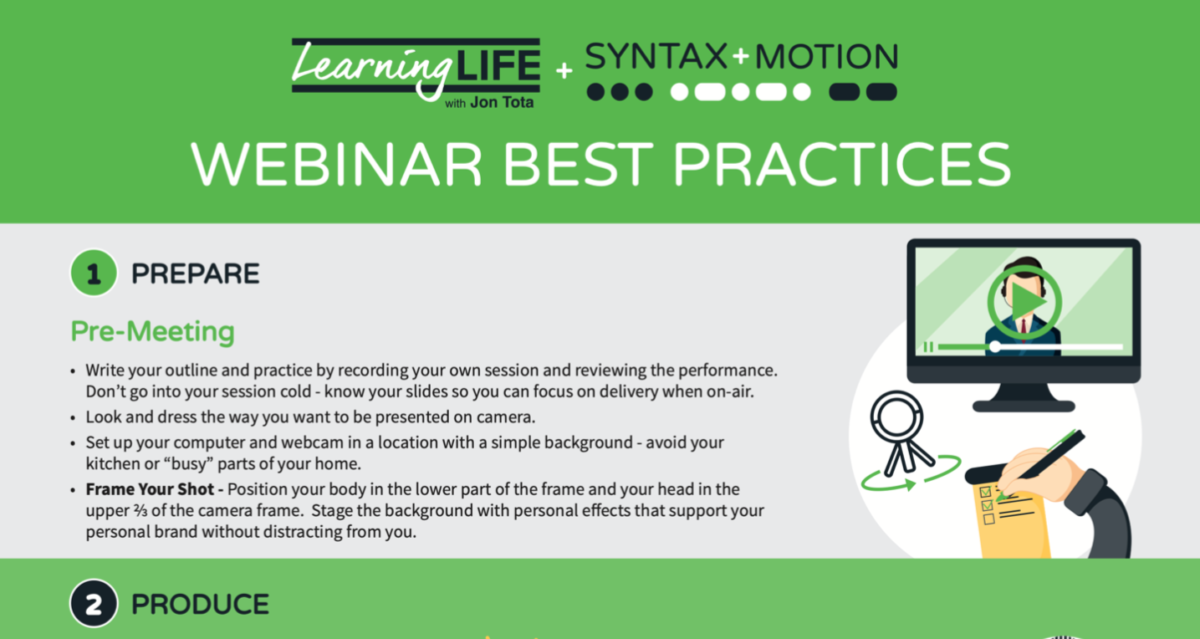 Webinar Best Practices Learning Life